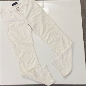NYDJ Crop Capri Pants White Womens 6 / Lift Tuck Not Your Daughters Jeans